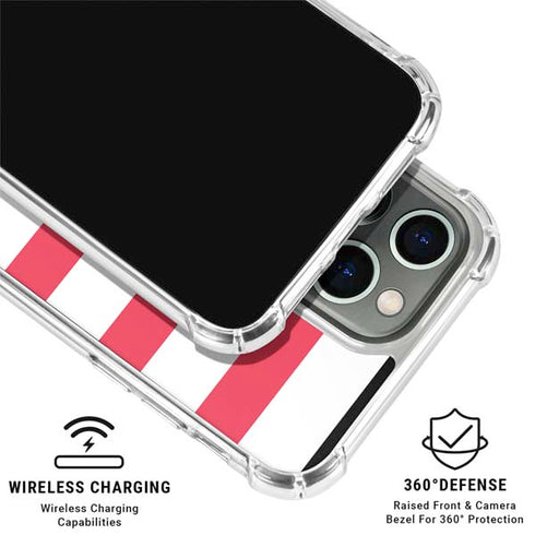 Nautical Stripes iPhone 16 Pro Clear Case